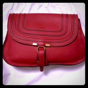 NEW Chloe Marcie Clutch in Ruby